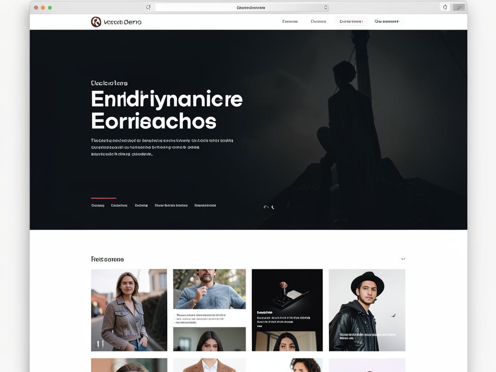Example Demo website preview